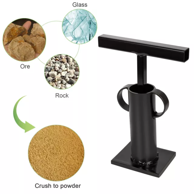 Rock Crusher Frit Maker Glass Breaker Ore Crusher Gold Panning Mining Pulverizer