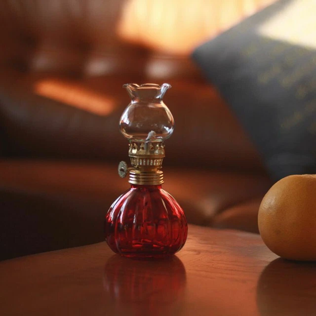 Retro Glass Oil Antique Style Kerosene Oil Lamps Vintage Gasoline Lamp Lighter