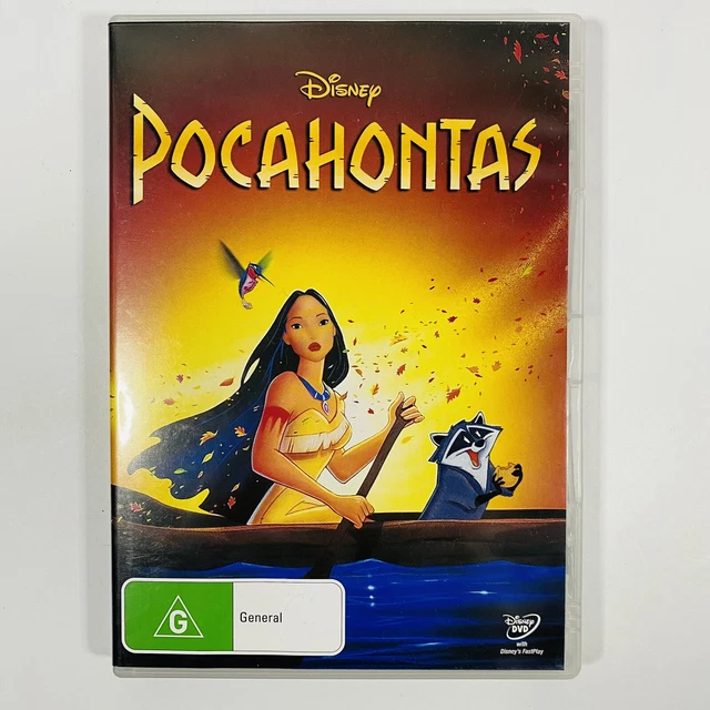 Pocahontas DVD Movie Region 4 Disney Animated Classic Free Aus Postage VGC