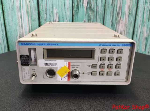 Marconi Instrument Rf Power Meter 6960B /#J Pkl 3446