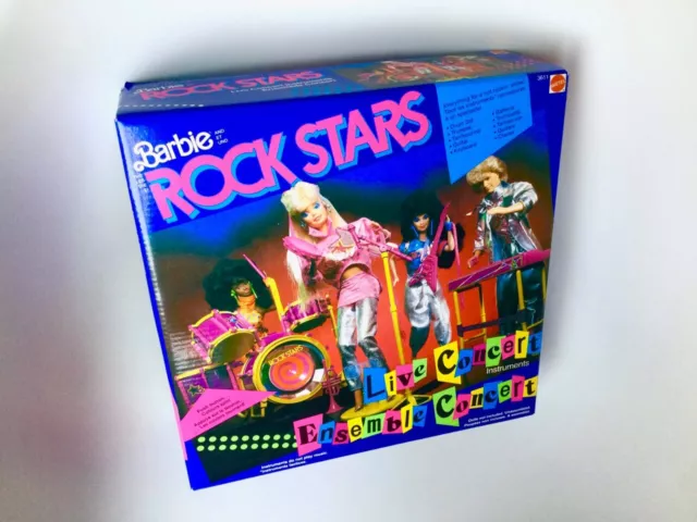 ★ Mattel BARBIE Rockers Rock Star Live Concert Instrumente Neu & Ovp ★ 3611 NRFB