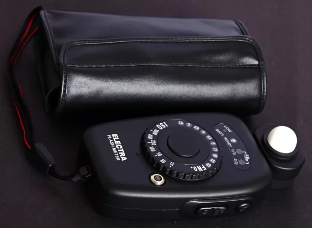 ELECTRA Digital Studio Flash Meter c/w Case & Lanyard - Mint