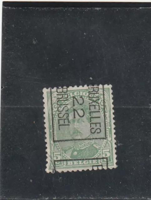L6002 BELGIQUE timbre Y&T N° 137 de 1915 " " Oblitéré