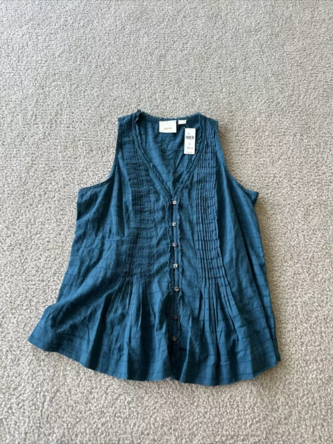 New With Tags Women’s Anthropologie Maeve Top Medium Blue