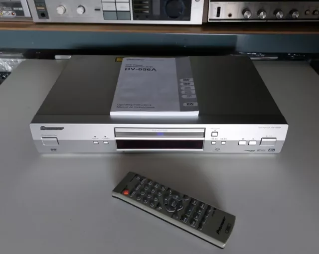 PIONEER DV 656A Lecteur SACD DVD Multicanal 5.1 télécommande notice Fonctionnel
