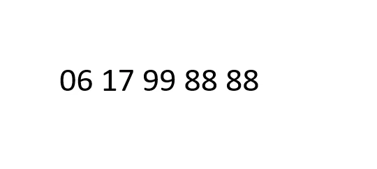 Numéro de téléphone mobile très facile à retenir 07 51 51 51 64