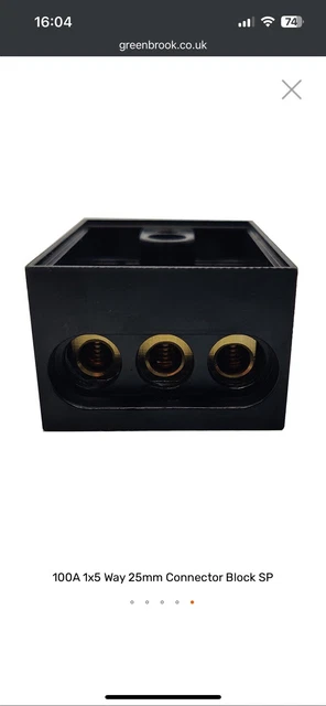 Scolmore Click 100A Double Pole Connector Block (WA228