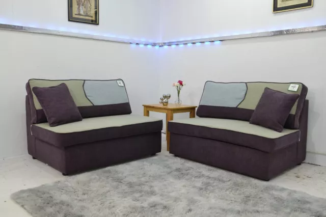 Aubergine 2 discount seater sofa