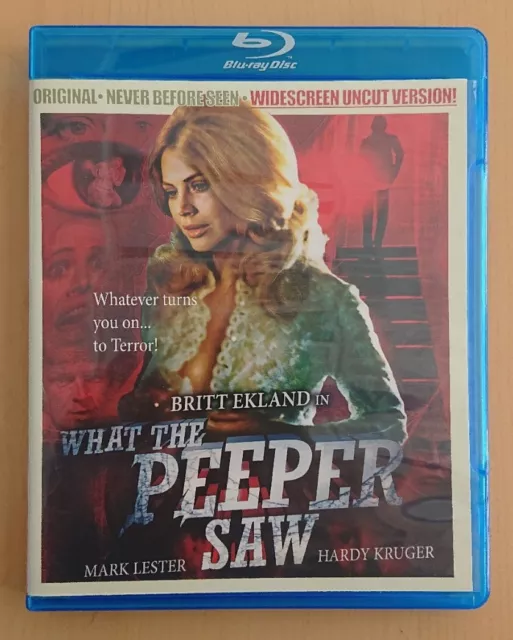 Blu-ray What the peeper saw Britt Ekland Hardy Krüger Mark Lester Lilli Palmer