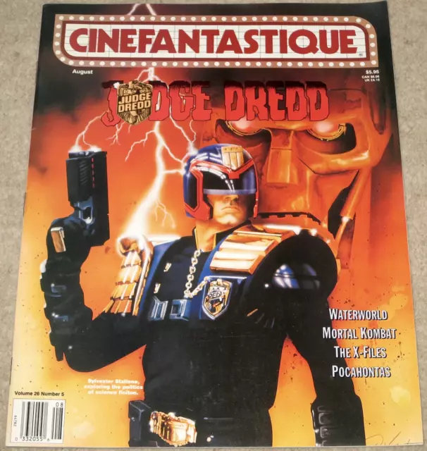 CINEFANTASTIQUE Vol 26 #5 1995 JUDGE DREDD Waterworld MORTAL KOMBAT The X-Files