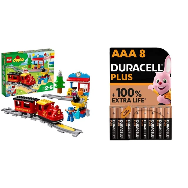 Treno Giocattolo Elettrico Con Luci, Suoni E Vapore - Set Completo Con Binari Per Bambini 3-8 Anni