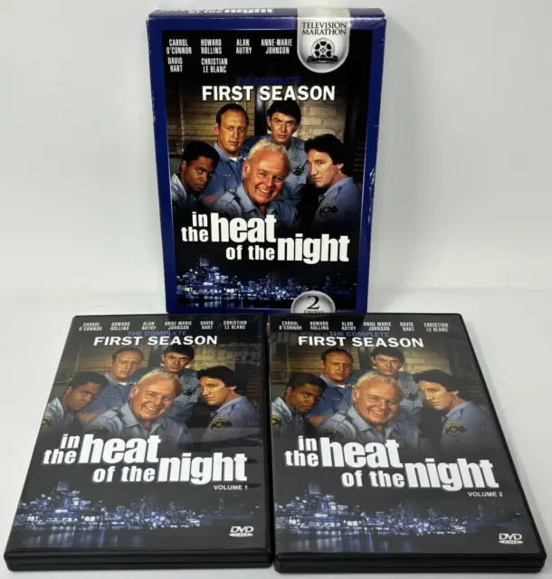 Juego de DVD In the Heat of the Night Primera Temporada 2 Muy Buen Estado