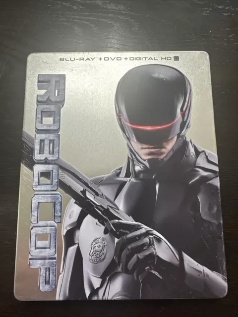 Robocop 2014 Blu Ray & DVD Steelbook - No Digital