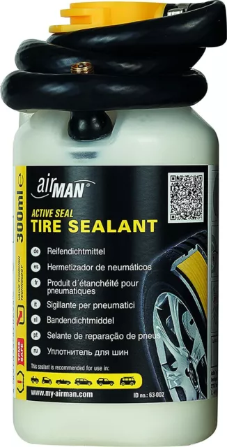 AirMan 300ml Universal Tyre Sealant for Emergency Roadside Repair/ Pilot Sealant