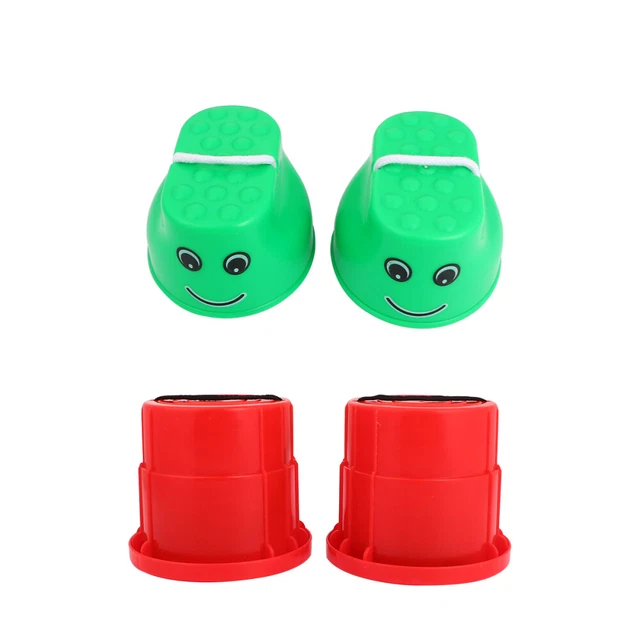 4 Pcs Stilts Plastic Fitness Sensory Training Outdoor Playset
