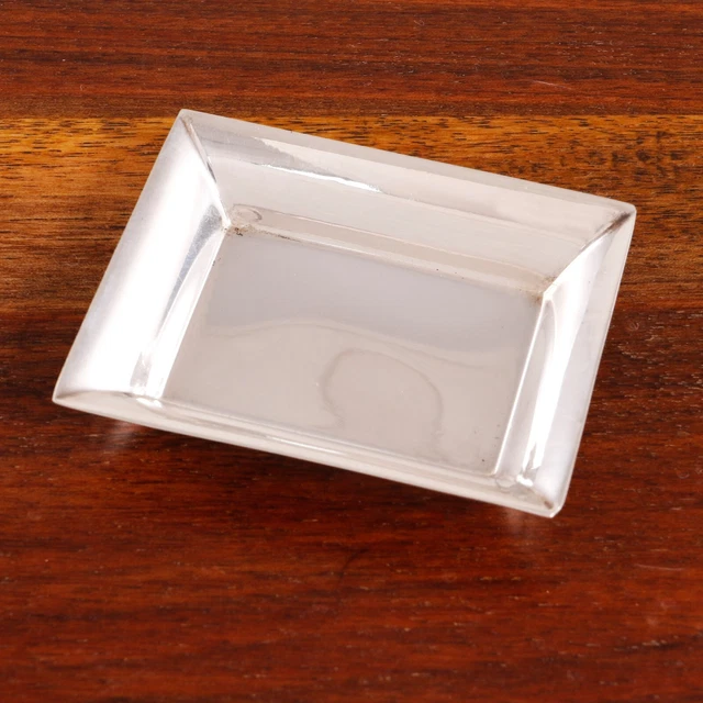 Stieff Sterling Silver Jewelry / Pin / Ashtray #048-7 Simple Refined No Mono