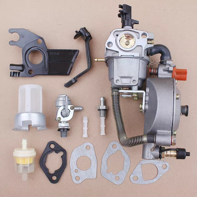 Dual Fuel Carburetor For 170F 168F Honda GX200 GX160 Water Pump Generator LPG NG