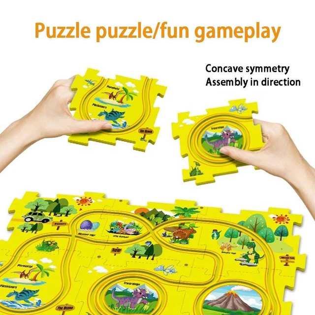 4/12x DIY Car Track Puzzle Play Set Preschool Educational Toy 2023 S9D6