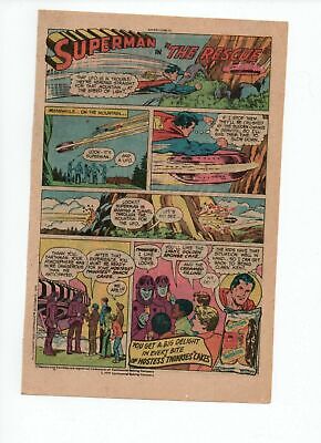 1979 Hostess Twinkies Print Ad DC Comics Superman In The Rescue