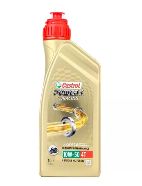 CASTROL Power 1 Racing 4T Huile moteur 10W-50 1L pour AIXAM Scouty Cabrio