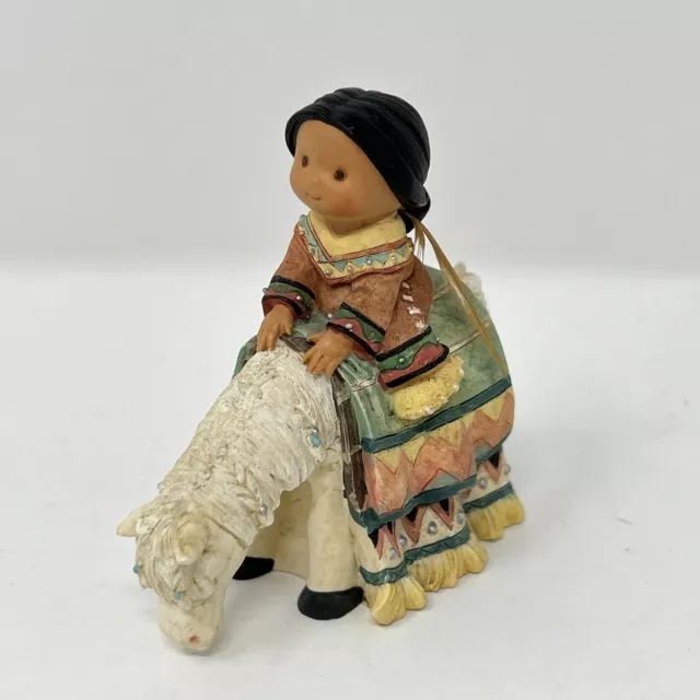 Friends of the Feather  "Girl On Horse" Mini Figurine, #477656