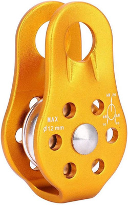 Alpidex ALPIDEX Poulie de déviation 20 KN pour des Cordes textils d´Un orange 