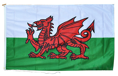 Wales 5' x 3' Heavy Duty Rope and Toggle Boat Flag