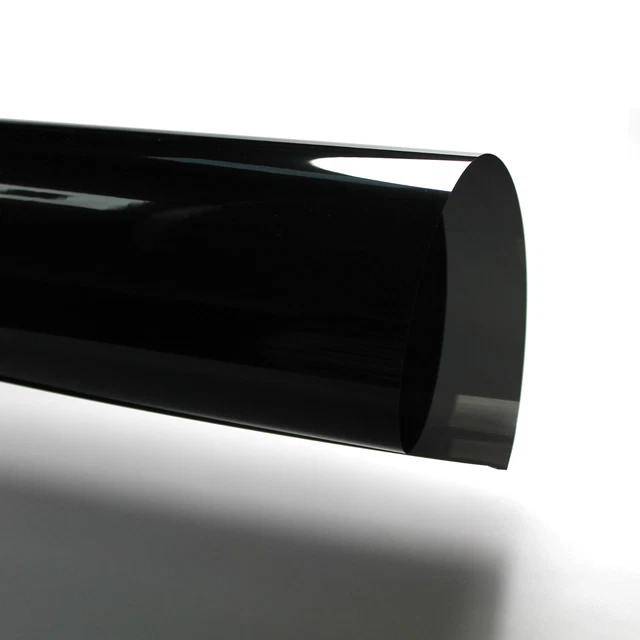 3x Tönungsfolie 75x 3m 9 M Sonnenschutzfolie SCHWARZ 35 % Autofolie Fensterfolie