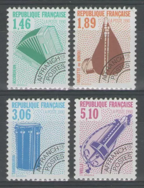 FRANCE: Préoblitérés n°206/209 **, "les instruments de musique"