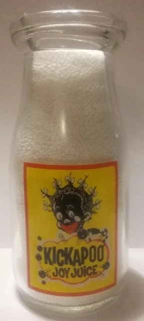 Super Nice Kickapoo Joy Juice Glass 1/2 Pint Bottle