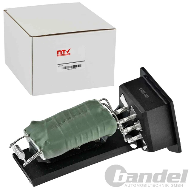 NTY Resistenza Regolatore Ventilatore Interno Adatto A per BMW 3 ERD-BM-002