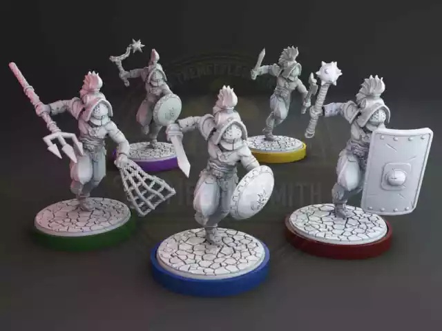 Gladiators board game miniatures for tabletop, boardgame wargames, dioramas...