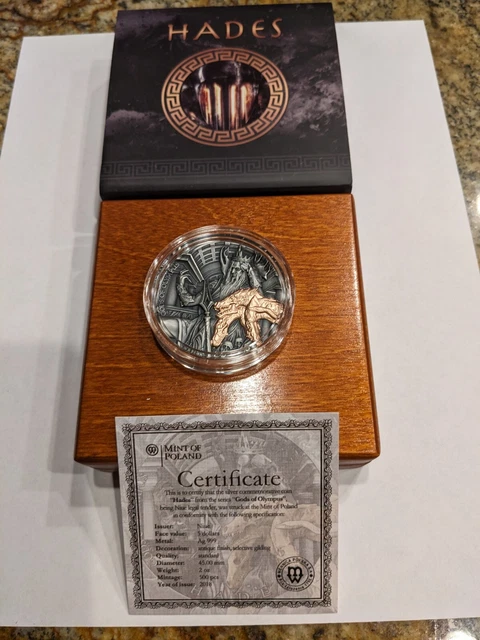 Niue 2018 $5 - Gods of Olympus: Hades
