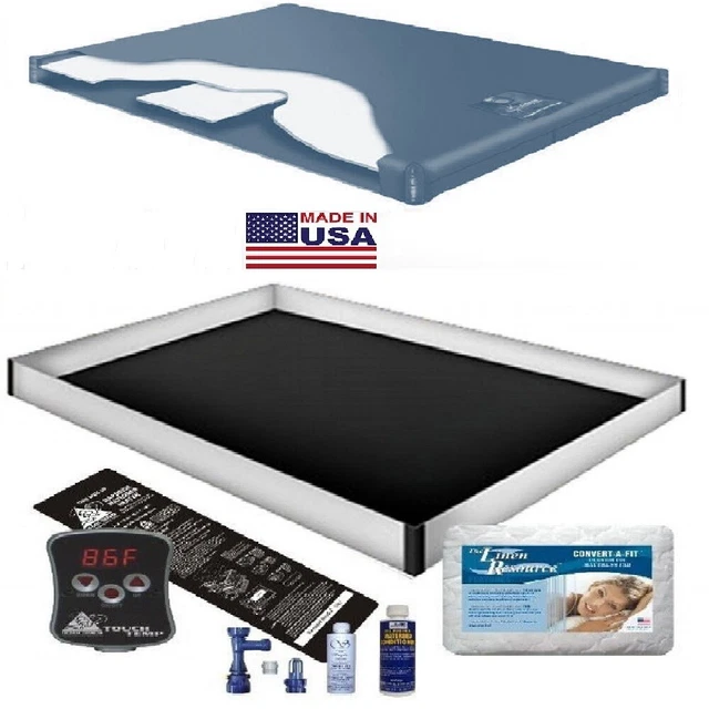 60% Lumbar Support Waveless Waterbed Mattress / Pad / Liner / Heater / Fill Kit
