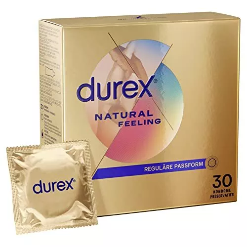 Durex Natural Feeling Kondome (latexfrei) 30 Stück