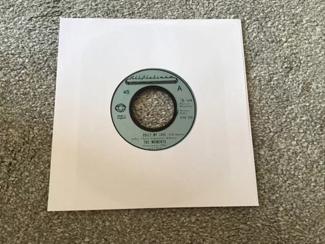 The Moments - Dolly my love  7” Vinyl Jukebox Single Record 1975