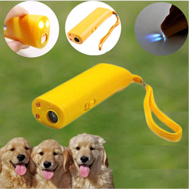 Dispositivo ultrasónico anti ladridos para repelente de perro control LED entrenador para dejar de ladridos