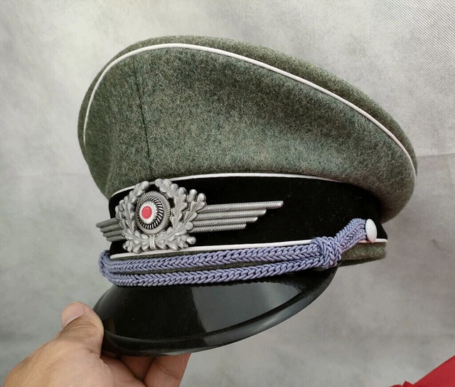 REPLICA WWII GERMAN ARMY Air Forces Officers VISOR CAP SIZE XXL 35.99