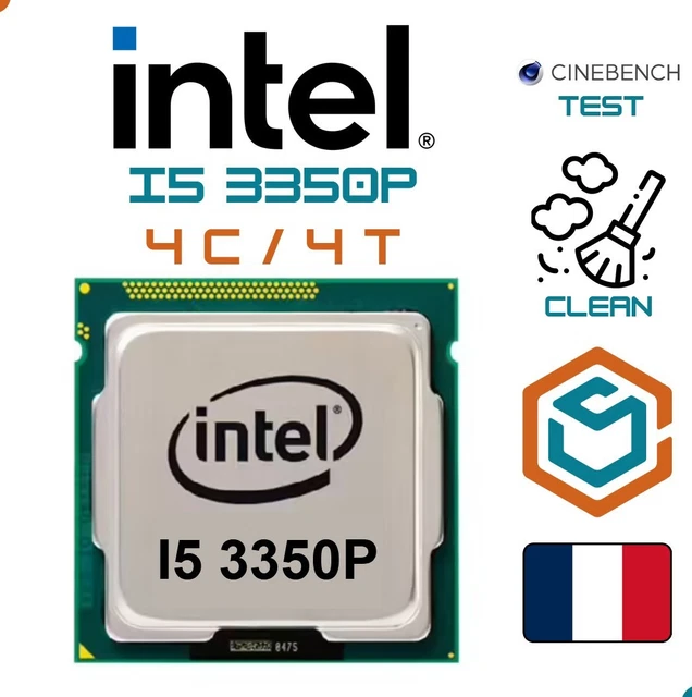 Processeur Intel Mobile Core I3-350M - Fréquence 2.66 GHz - Référence SLBU5 - Occasion
