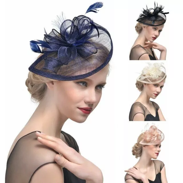 Women Party Headband Alice Hat Fascinator Weddings Ladies Day Race Royal Ascot