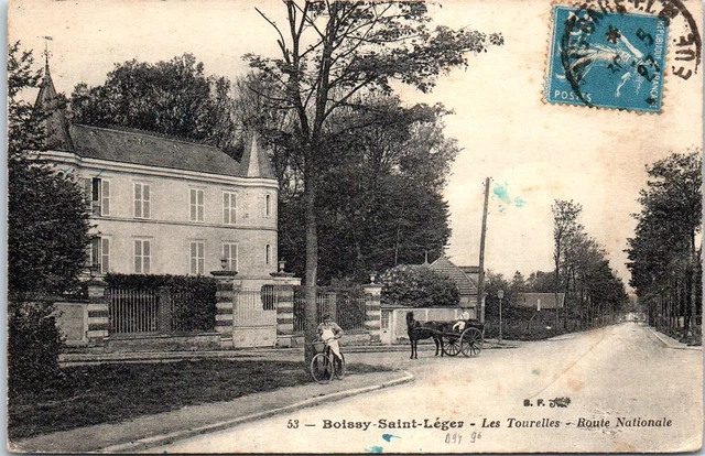 94 BOISSY SAINT LEGER - les tourelles, route nationale