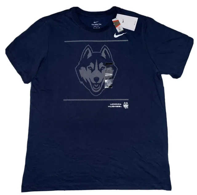 Nike UConn Huskies T Shirt Mens XL New University Connecticut $30 MSRP