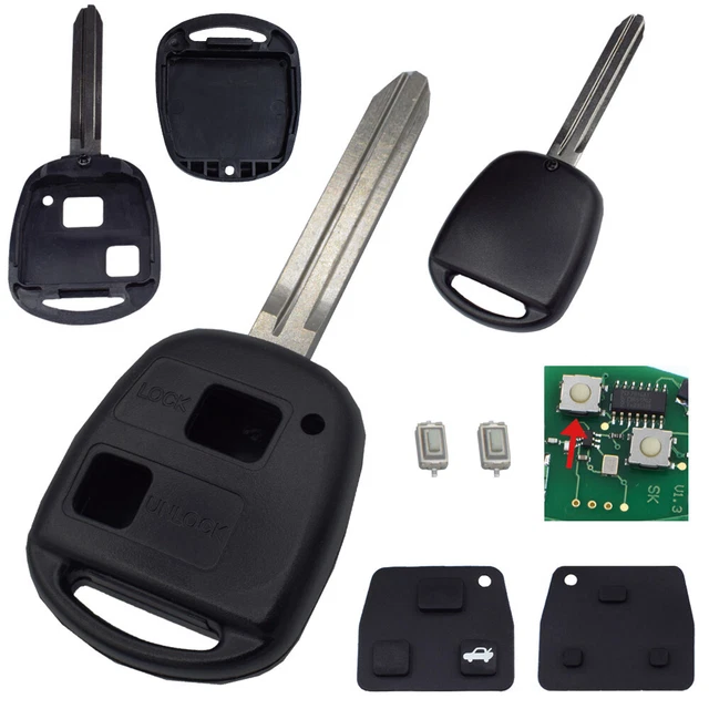 Ontto Custodia In Vera Pelle Per Chiave Auto Mitsubishi Outlander 2022 2023 – 3 Pulsanti – Protezione Antiurto Con Portachiavi