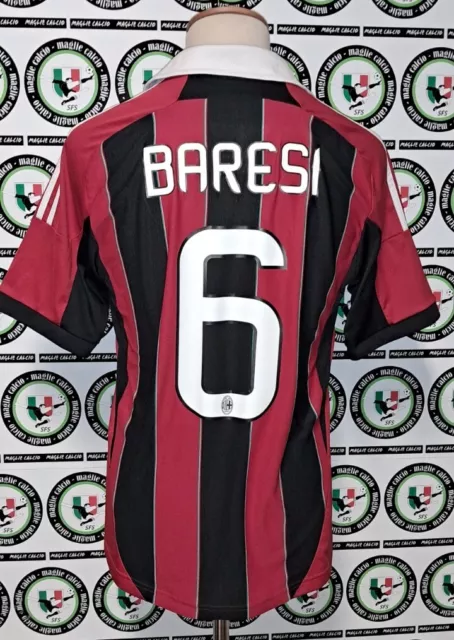 Baresi Milan 2012/13 Shirt Maglia Calcio Football Soccer Camiseta Maillot Trikot