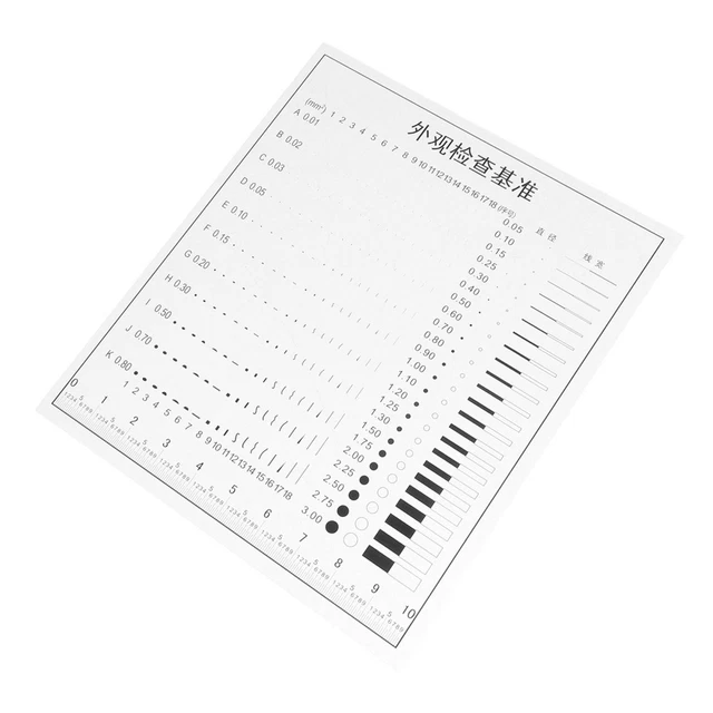 Cpc Monitor Ruler CRACK MONITOR CHART Monitor Ruler Chart for Diameter Measurement Tasks ...