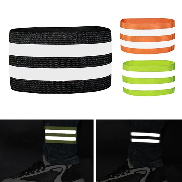 Pack De 6 Bracelets Réfléchissants Hi Vis - Cheville/Ceinture, Course De Nuit
