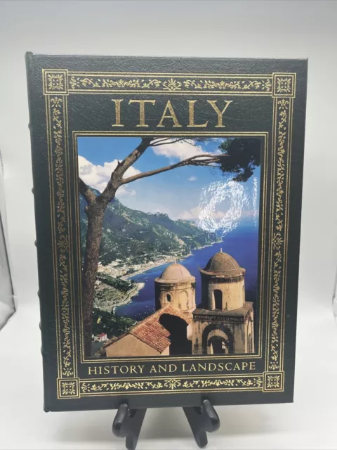 Italy : History and Landscape Hardcover Eugene Beer Leather Bound 2006