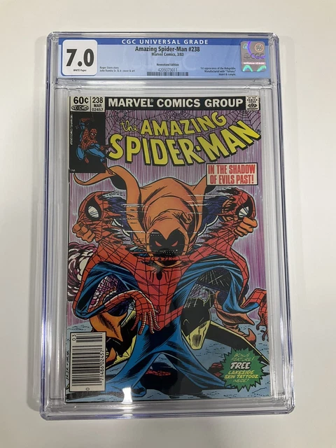 Amazing Spider-Man 238 Newsstand Cgc 7.0 White Pages Marvel 1983 11