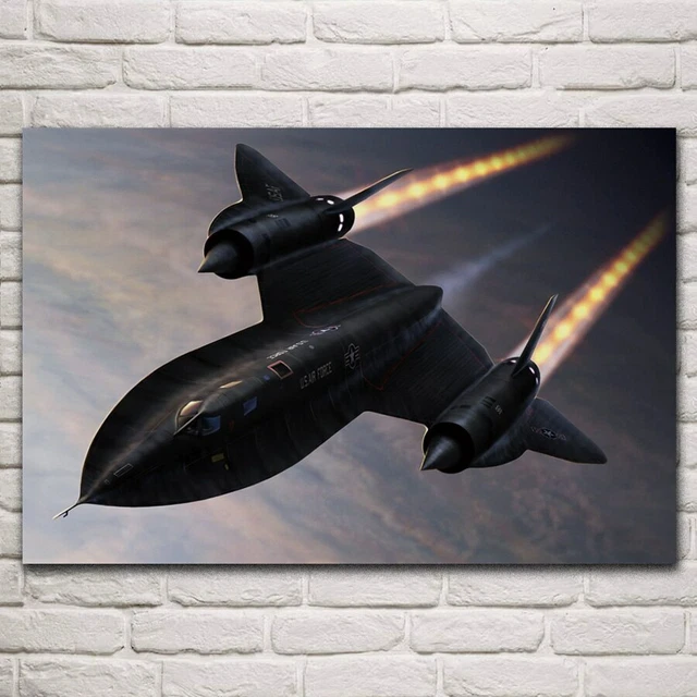 Lockheed Bombadeer TOILE TABLEAUX AVION militaire bombardier Lockheed SR-71 Blackbird ...