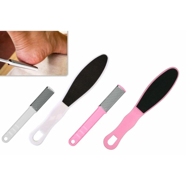 Set de 2 pièces pierre et râpe - pédicure - soins des pieds élimine callosités